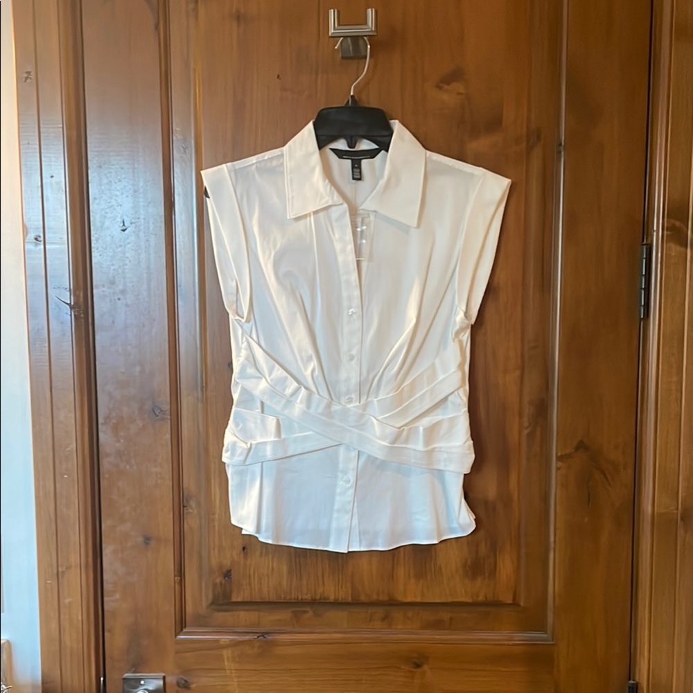 White Sleeveless Women's Top